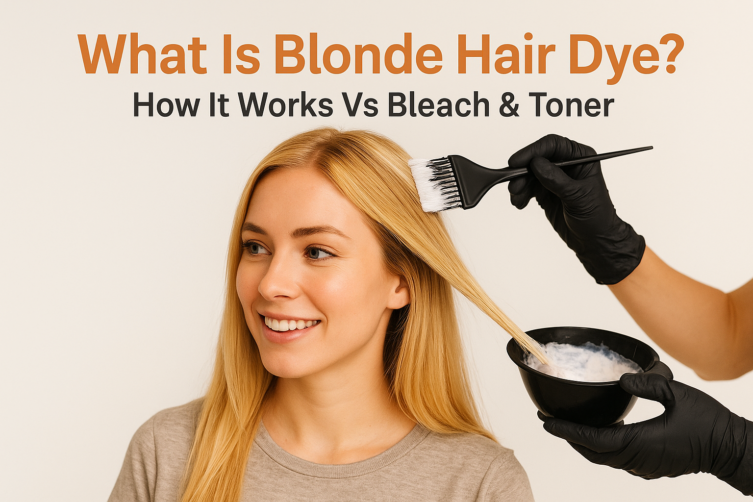 What Is Blonde Hair Dye? How It Works Vs Bleach & Toner