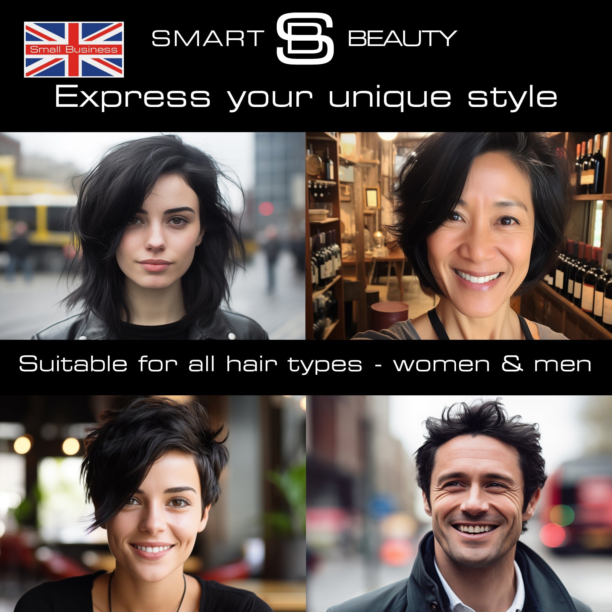 Pure Black Hair Dye with Added Plex Hair Care Conditioner, Permanent Hair Colour