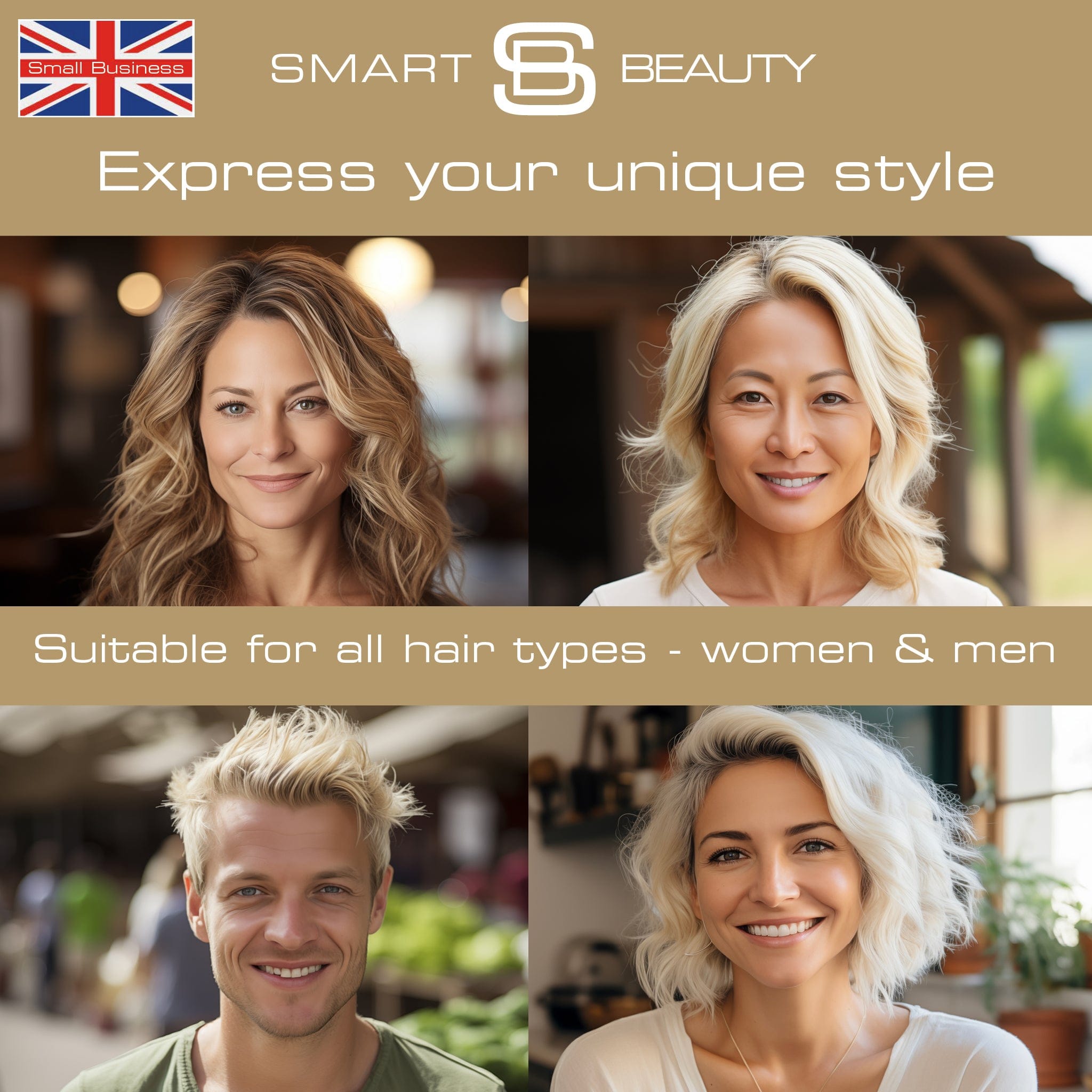 No.1 Smart Blonde Hair Bleach Kit for Dark Hair plus two Ash Conditioning Toner sachets