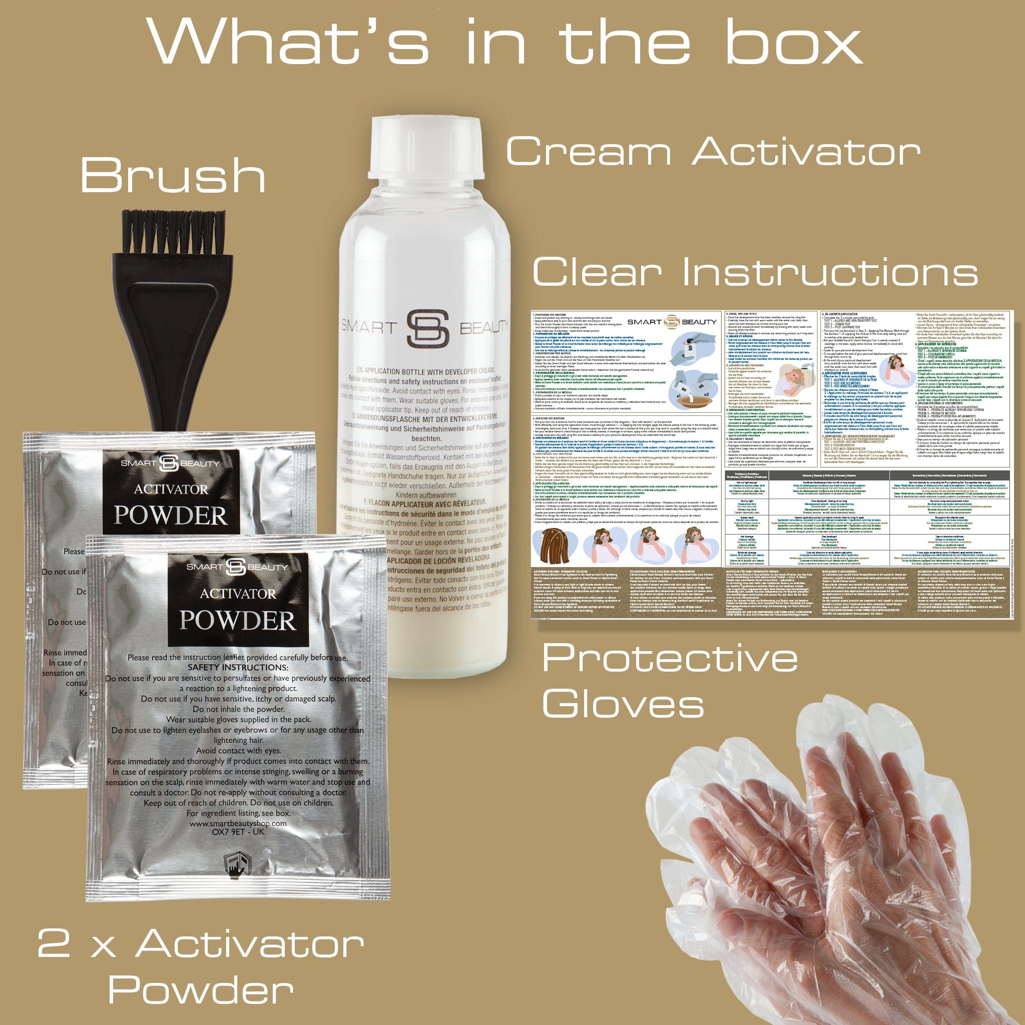 No.1 Smart Blonde Hair Bleach Kit for Dark Hair
