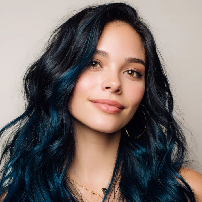 Smart Beauty Black Sapphire Hair Dye with Added Plex Hair Care Conditioner, Permanent Hair Colour